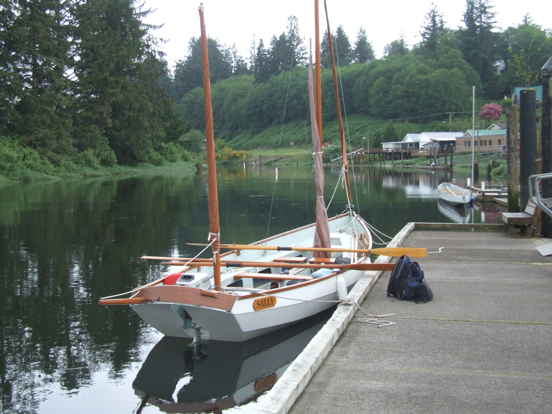 After a good row we found ice cream in Nehalem